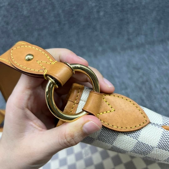 100% Authentic Louis Vuitton Delightful MM Damier Azur Shoulder Bag - Picture 5 of 15